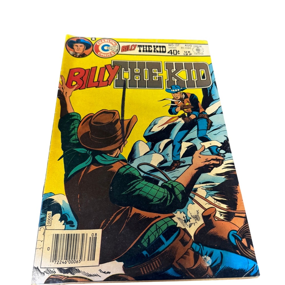 Charlton Billy The Kid Western Bronze‎ Age Comic Book Vintage #137 August 1980